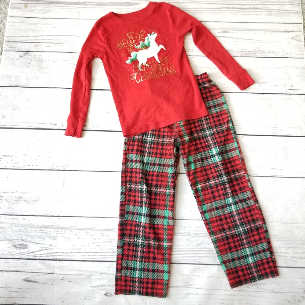 Cat & Jack Unicorn Christmas Pajamas